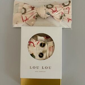 Lou Lou & Company Christmas Set and Headband - Brand New